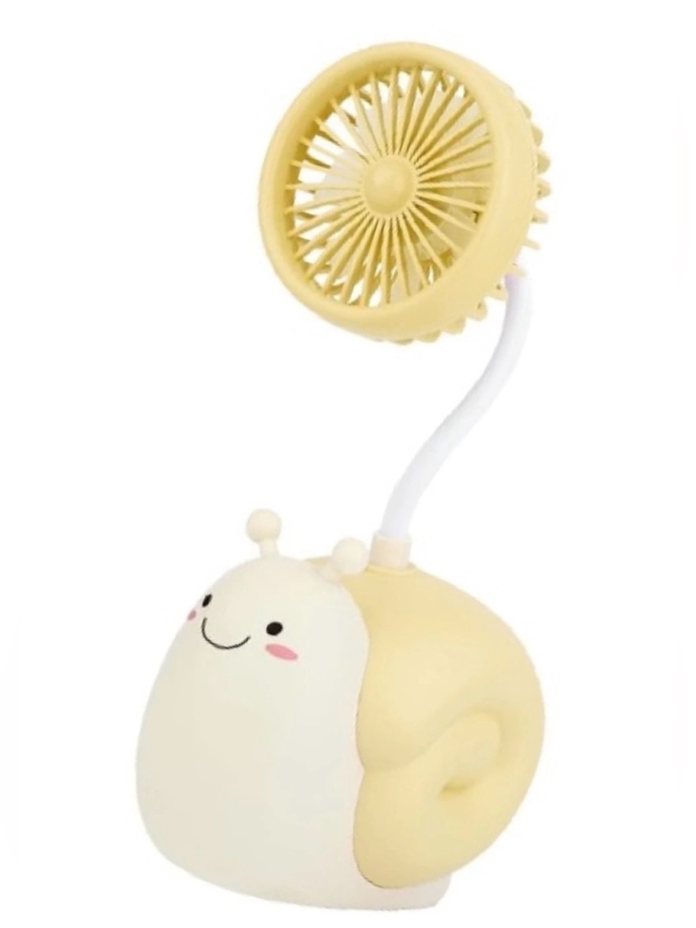2 in 1 Snail Indoor Usb Rechargeable Desk Fan Electric Fan w/ Pen Holder NEW